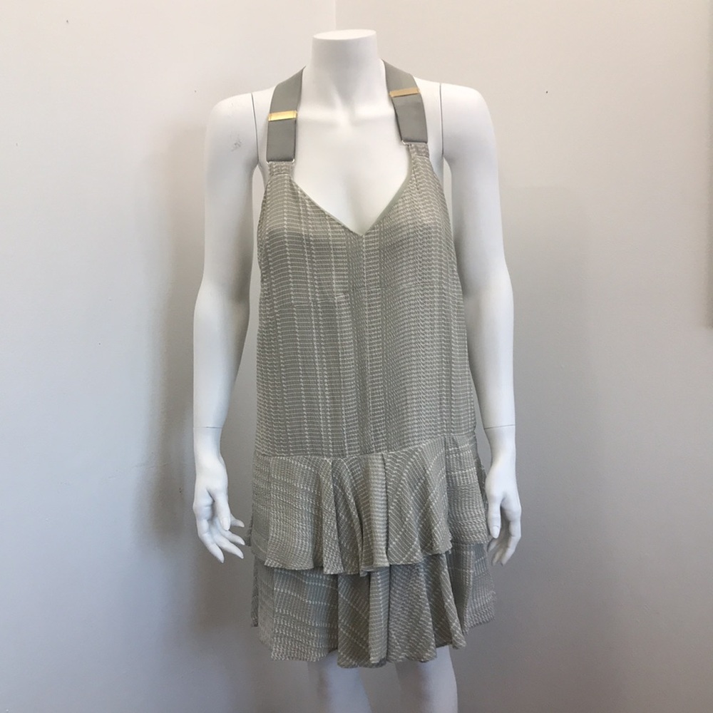 Derek Lam 10 Crosby Intermix Ruffle Dress Sz 6